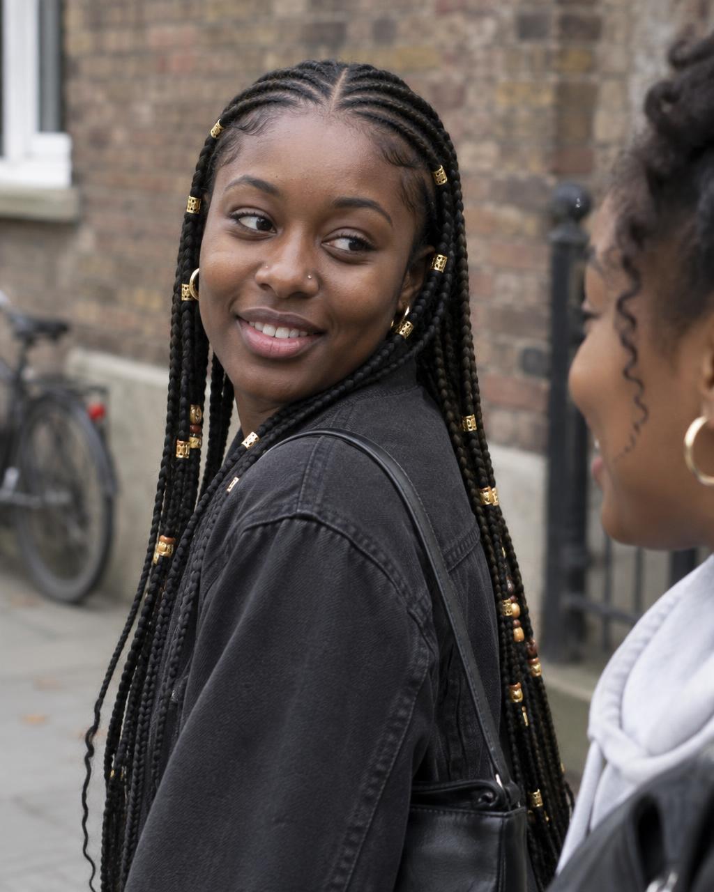 Finished Fulani / tribal braids hairstyle