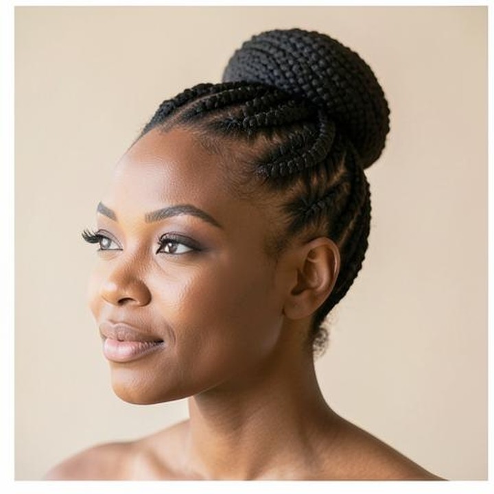 Finished Loc styling hairstyle
