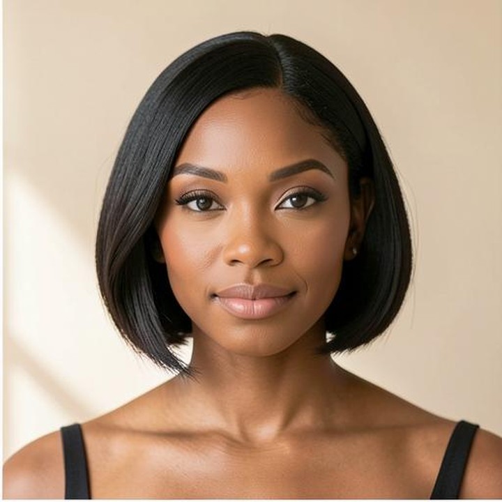 Finished Quick weave hairstyle