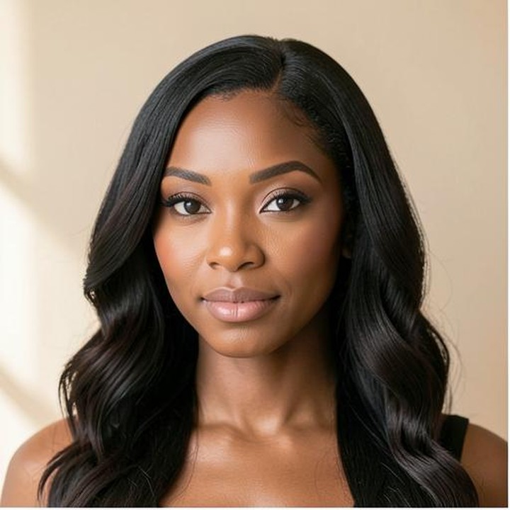 Finished Sew-in hairstyle