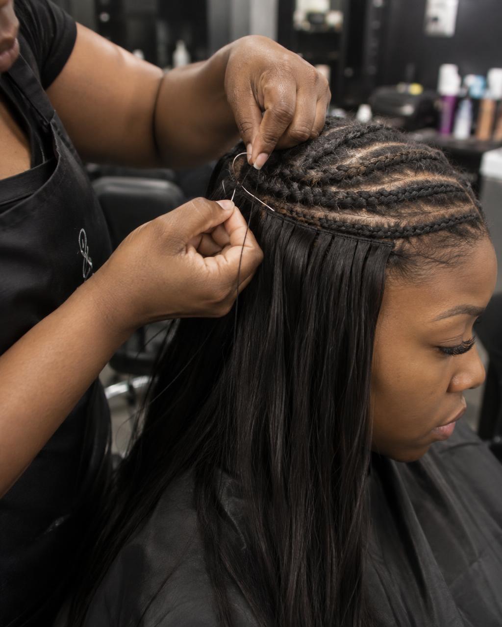 Finished Sew-in hairstyle