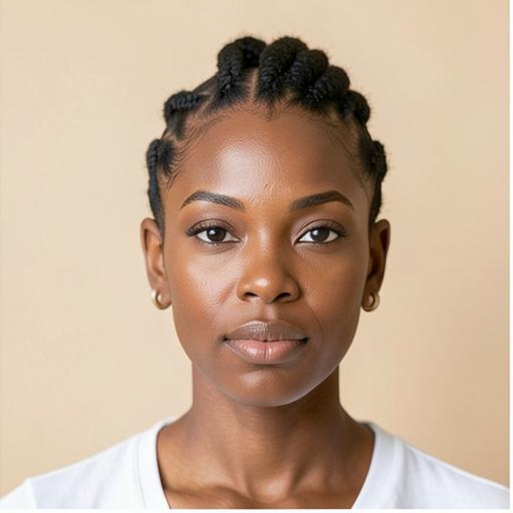 Finished Twist-out hairstyle