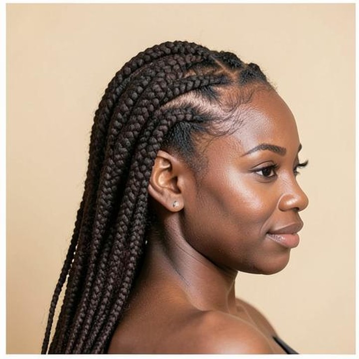 Finished Two-strand twists hairstyle