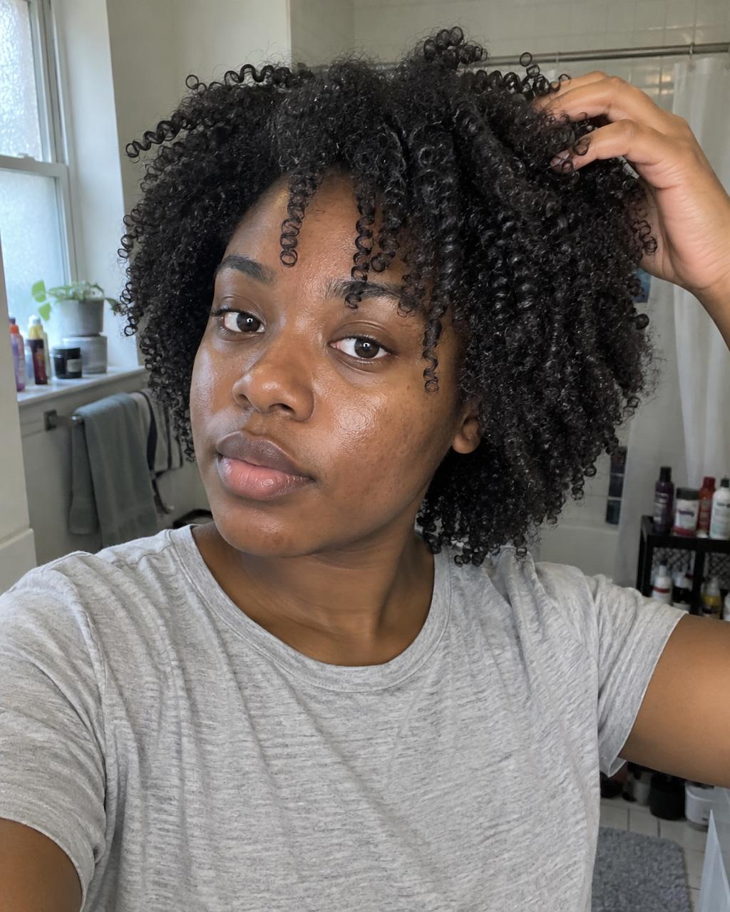 Finished Natural Hair hairstyle